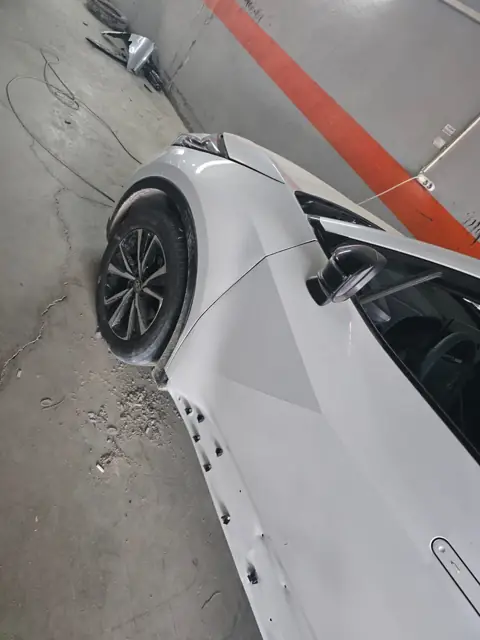 Toyota C-HR boyasız göçük düzeltme onarım aşaması — Ayaz Boyasız Onarım Hatay